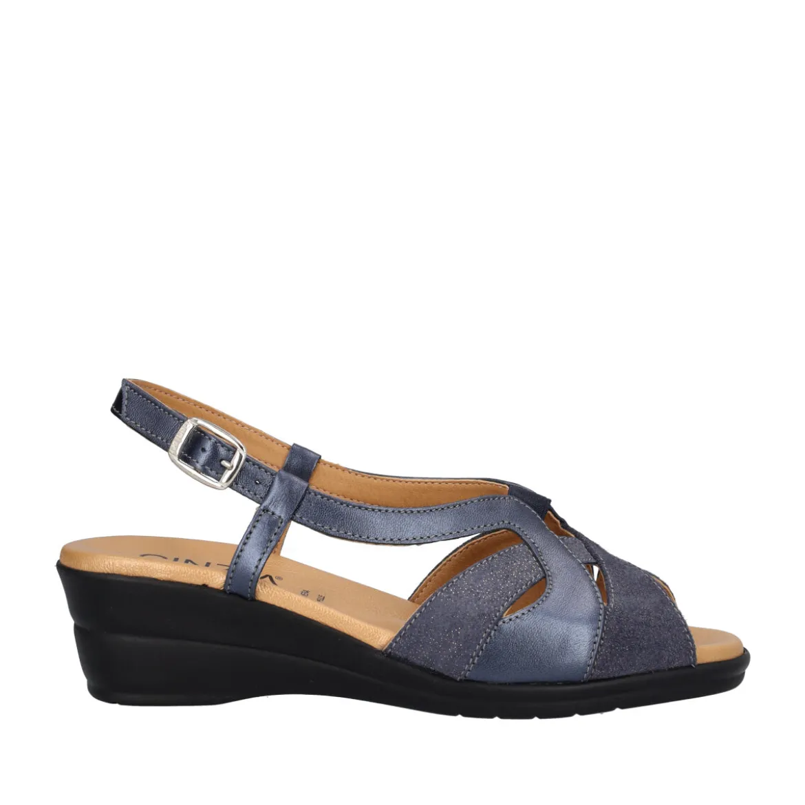 Sandalo Donna Blu Perla