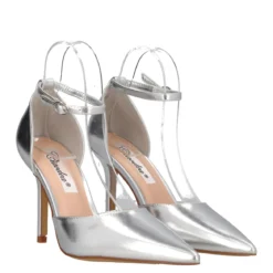 Scarpa Donna decolleté tacco 10 argento