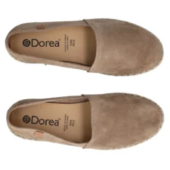 Scarpa Donna Espadrillas Donna Beige in Pelle