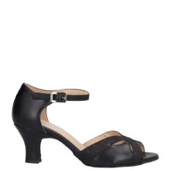 Scarpe da Ballo Donna Nere Tacco 6 cm