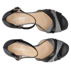 Scarpe da Ballo Donna Nere tacco 4 cm