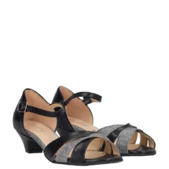 Scarpe da Ballo Donna Nere tacco 4 cm