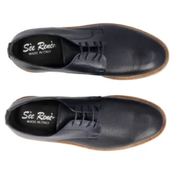 Scarpe Elaganti Uomo Blu in Pelle