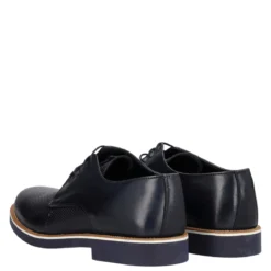 Scarpe Elaganti Uomo Blu in Pelle