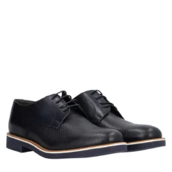 Scarpe Elaganti Uomo Blu in Pelle