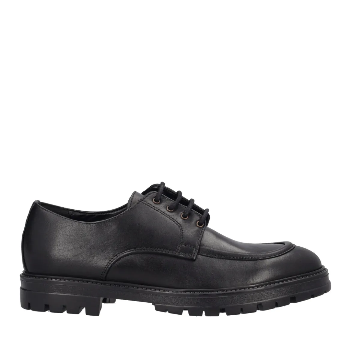 Scarpe eleganti e Cerimonia Uomo Nere in Pelle