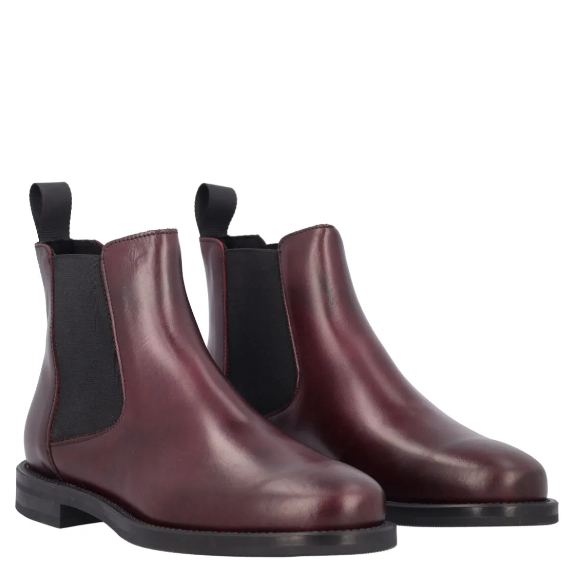 SETA Stivaletti Donna Bordeau in Pelle