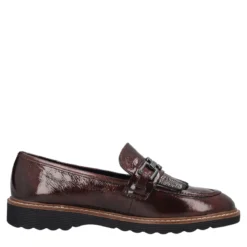 SIMPLY Mocassini Donna Borgogna