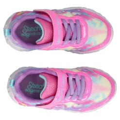 S LIGHTS UNICORN Sneakers Bambina Lilla e Fuxia con Luci