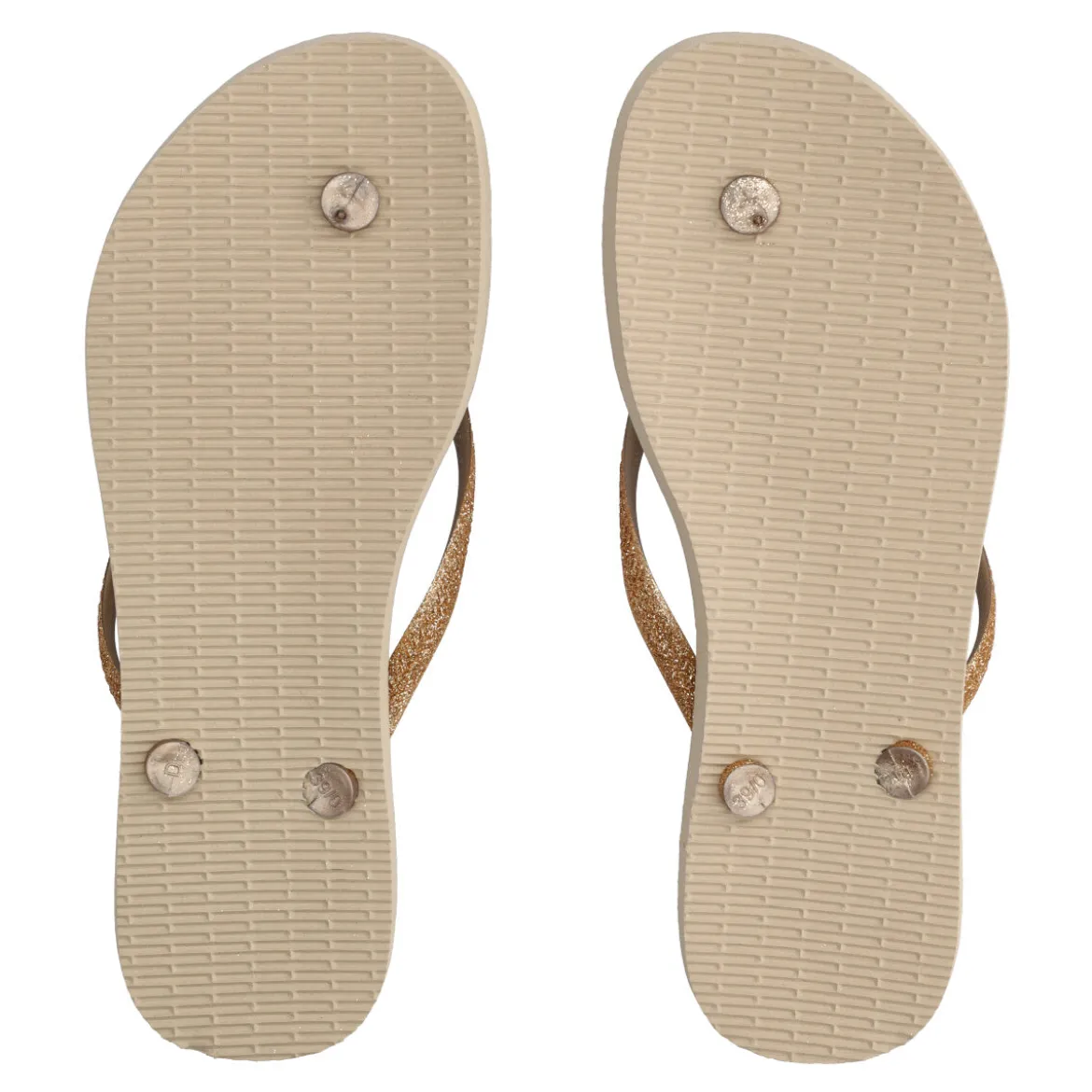 SLIM GLITTER II Infradito Donna Beige