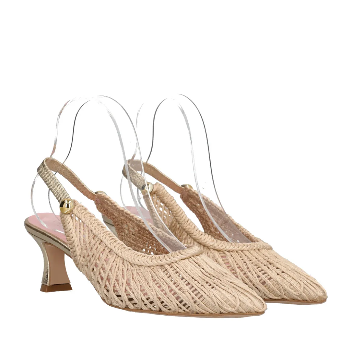 Slingback Donna Beige