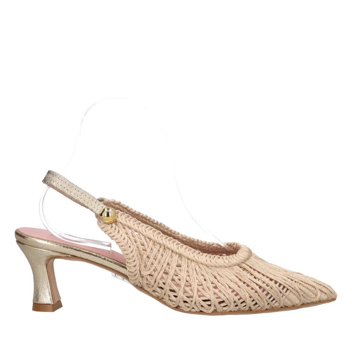 Slingback Donna Beige