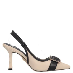 Slingback Donna Beige e Nere