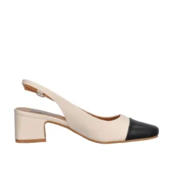 Slingback Donna Beige e Nere