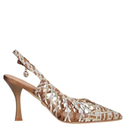 Slingback Donna Bronzo, Argento e Oro