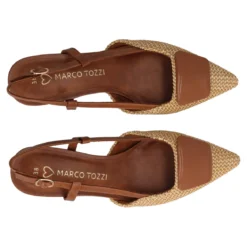 Slingback Donna Cognac