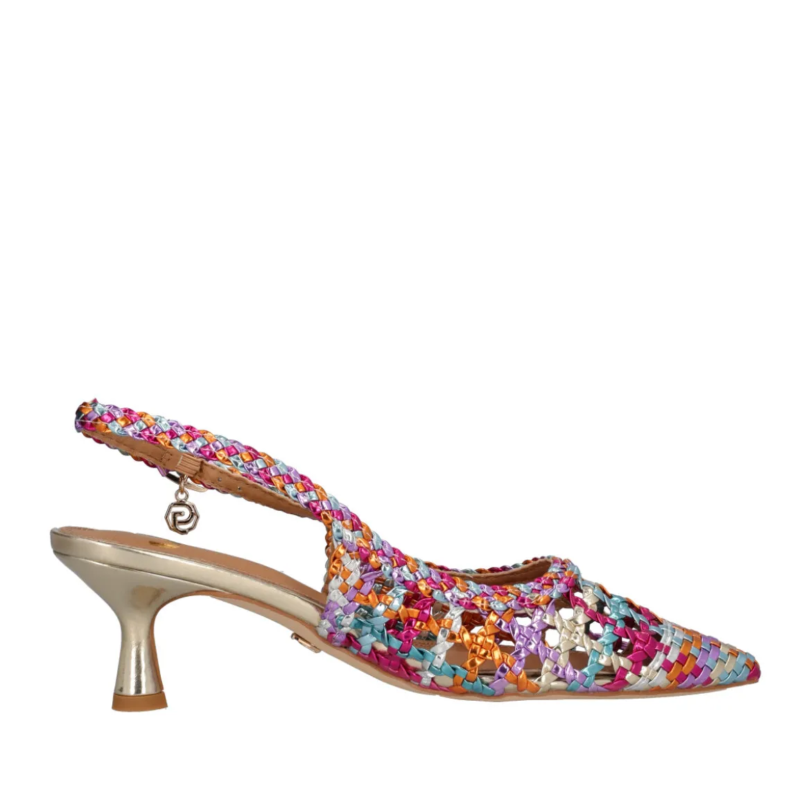 Slingback Donna Multicolor Metallizzato