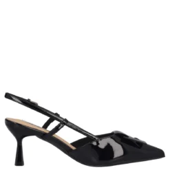 Slingback Donna Nere in Vernice