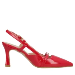 Slingback Donna Rosse Vernice