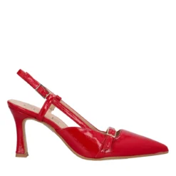 Slingback Donna Rosse Vernice