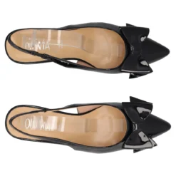 Slingback Donna Vernice Nere