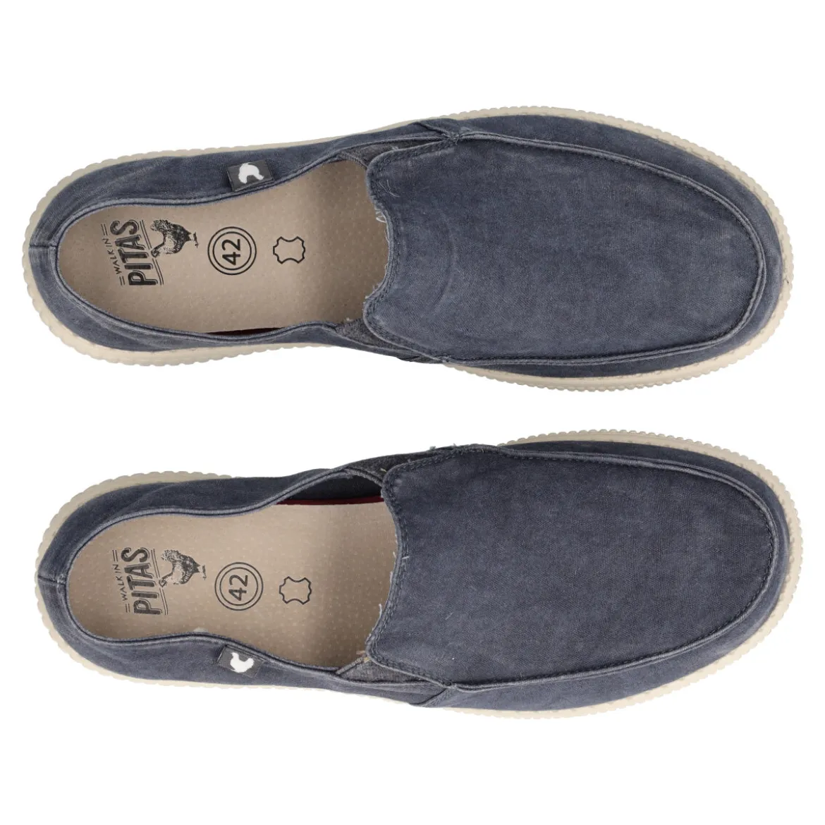 SLIP ON WASHED Slip-on Uomo Blu Denim