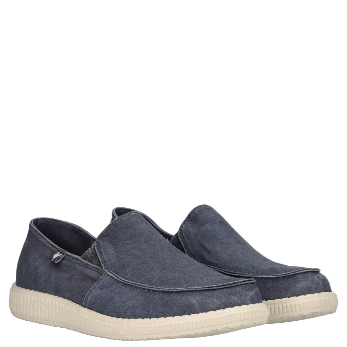 SLIP ON WASHED Slip-on Uomo Blu Denim