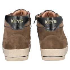 Sneakers Alta Donna Taupe con Rialzo interno