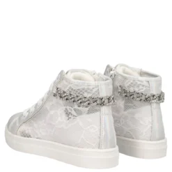 Sneakers Alte Bambina Bianche