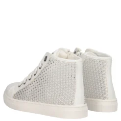 Sneakers Alte Bambina Bianche
