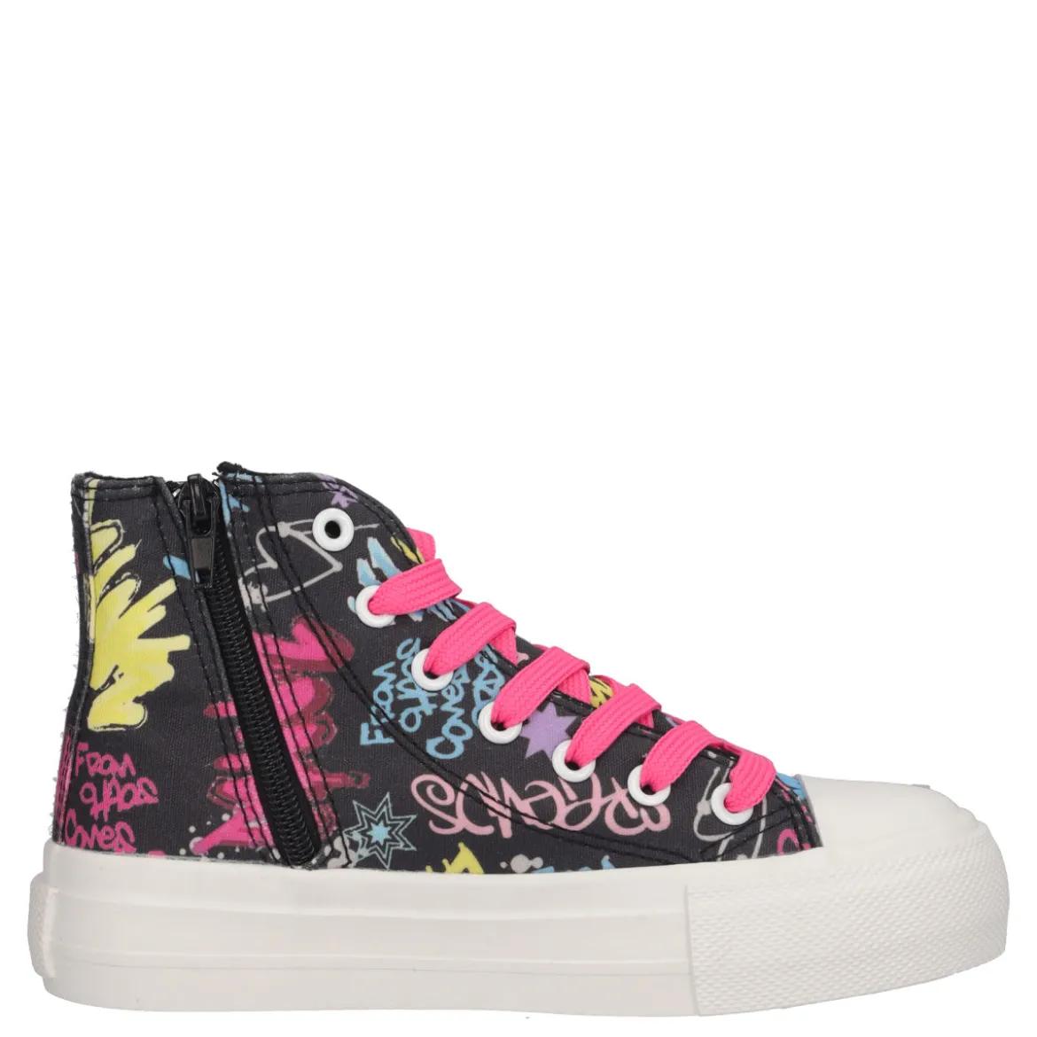 Sneakers Alte Bambina Nere