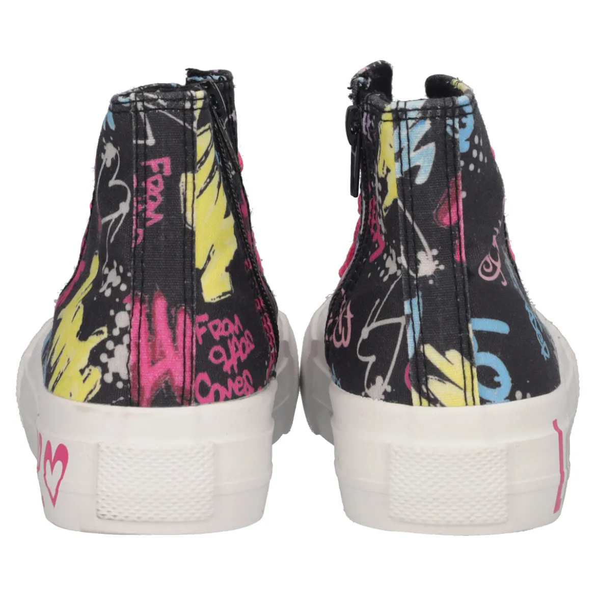 Sneakers Alte Bambina Nere