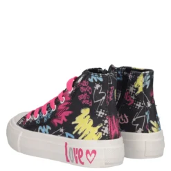 Sneakers Alte Bambina Nere