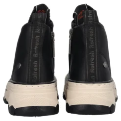 Sneakers Alte Donna Nere e Bianche