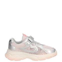 Sneakers Bambina Argento con Luci
