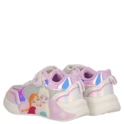 Sneakers Bambina Argento Frozen con Luci