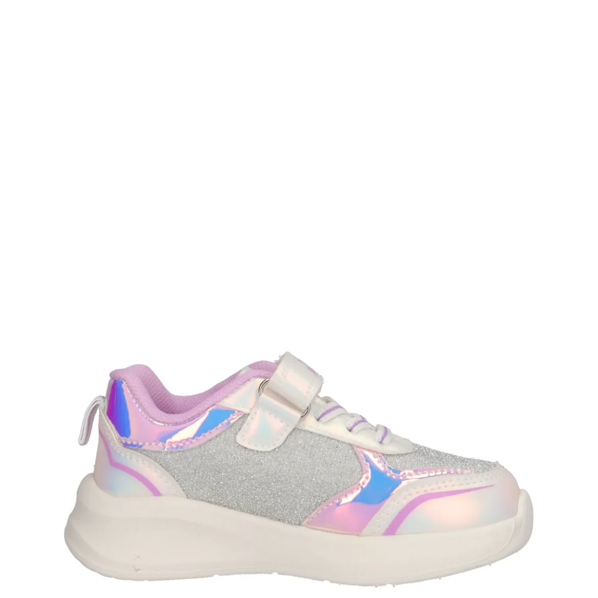 Sneakers Bambina Argento Frozen con Luci