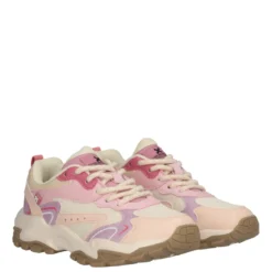 Sneakers Bambina Beige e Rosa