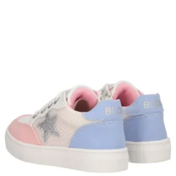 Sneakers Bambina Bianche, Azzurre e Rosa
