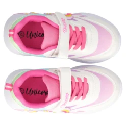 Sneakers Bambina Bianche e Rosa con Luci