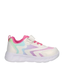 Sneakers Bambina Bianche e Rosa con Luci