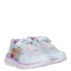 Sneakers Bambina Frozen Azzurre con Luci