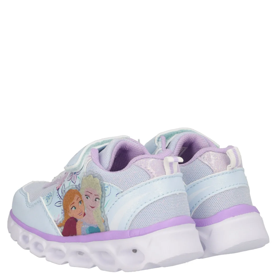 Sneakers Bambina Frozen Azzurre con Luci