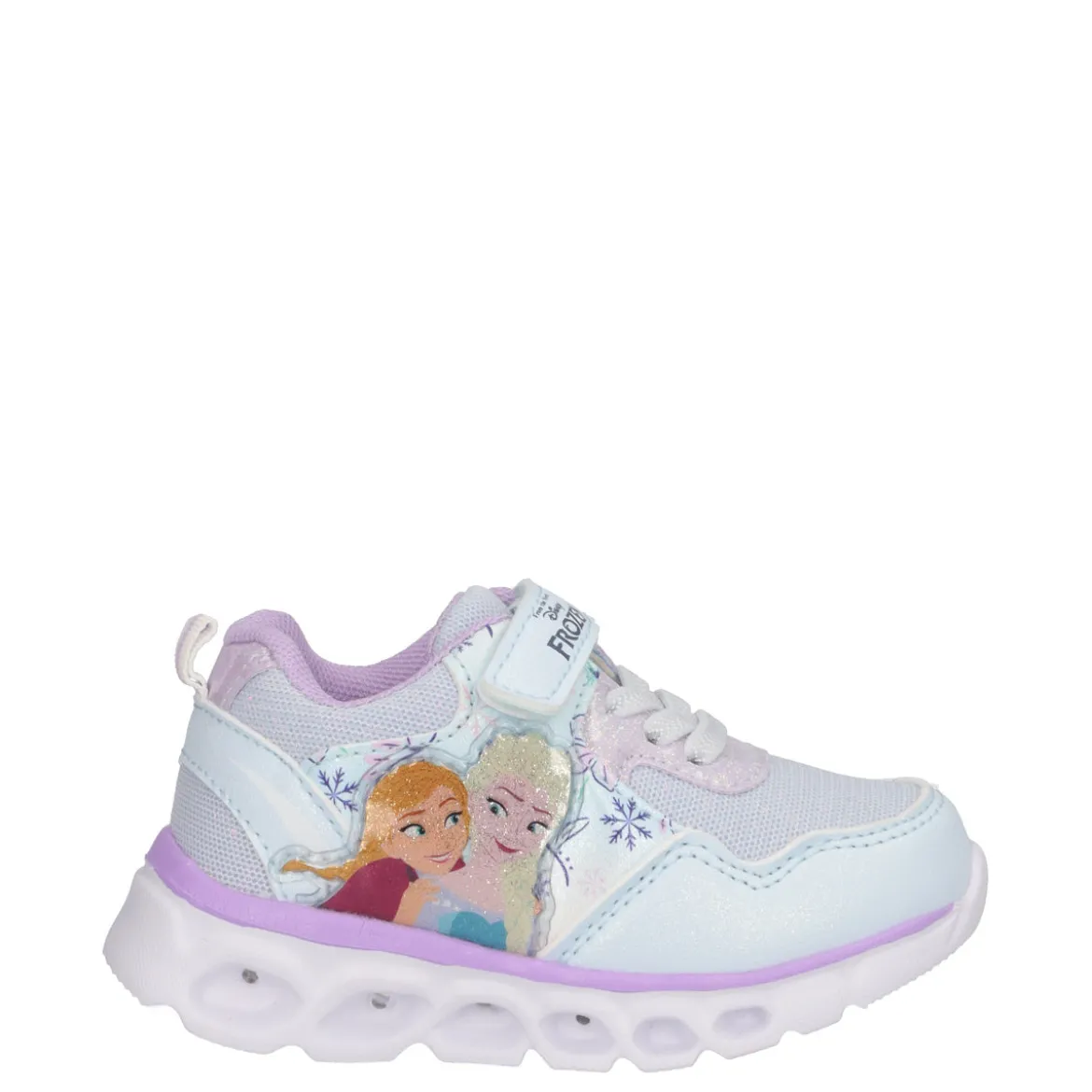 Sneakers Bambina Frozen Azzurre con Luci