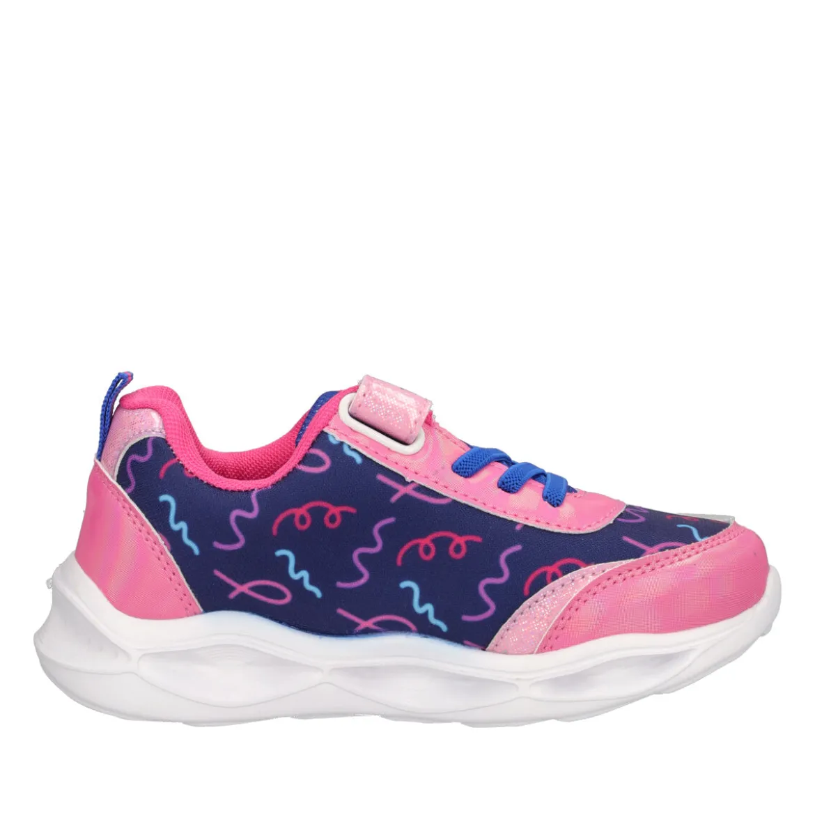 Sneakers Bambina Fuxia e Blu Stitch