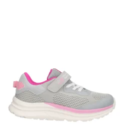 Sneakers Bambina Grigie e Fuxia