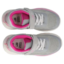 Sneakers Bambina Grigie e Fuxia