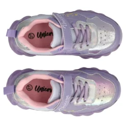 Sneakers Bambina Lilla Unicorn con Luci