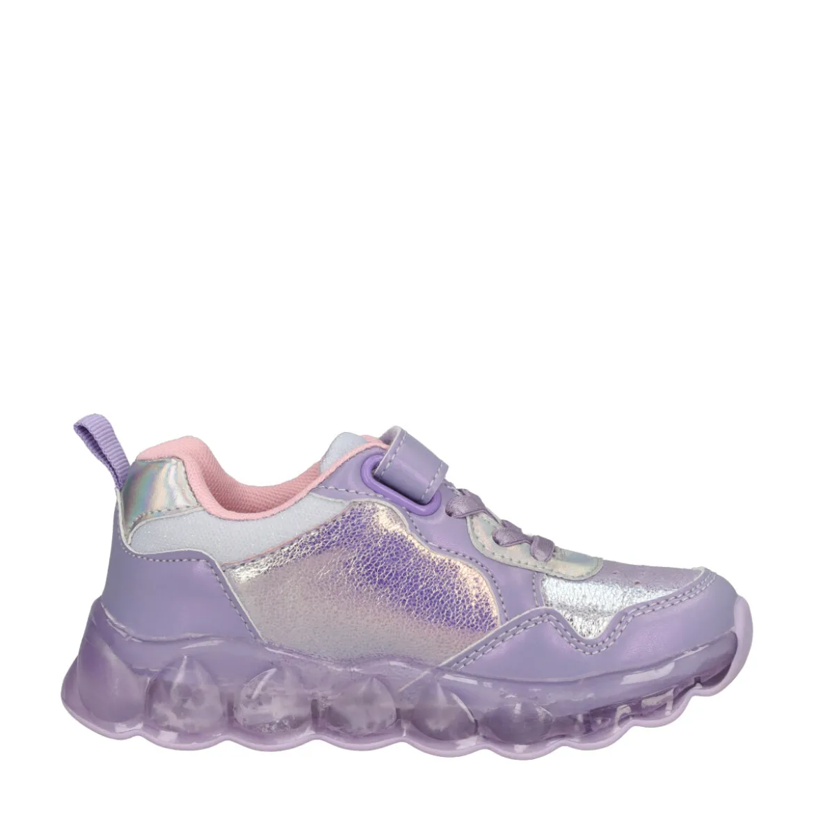 Sneakers Bambina Lilla Unicorn con Luci