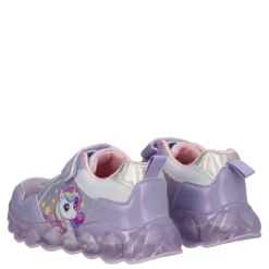 Sneakers Bambina Lilla Unicorn con Luci